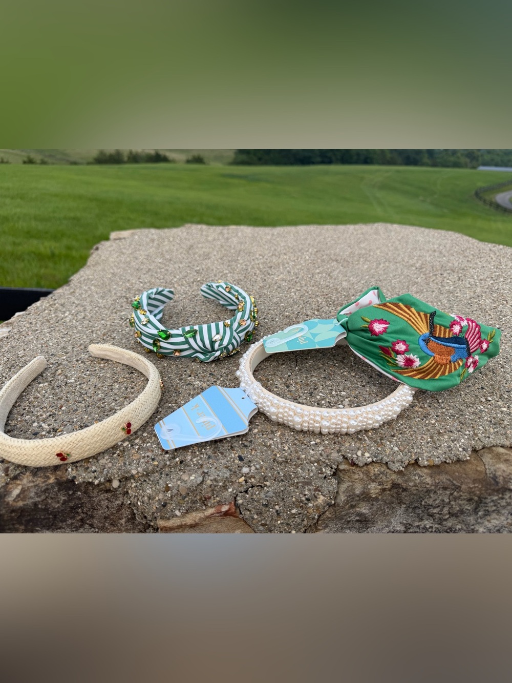 Assorted Women's Headbands lot of 4 beaded Piper K